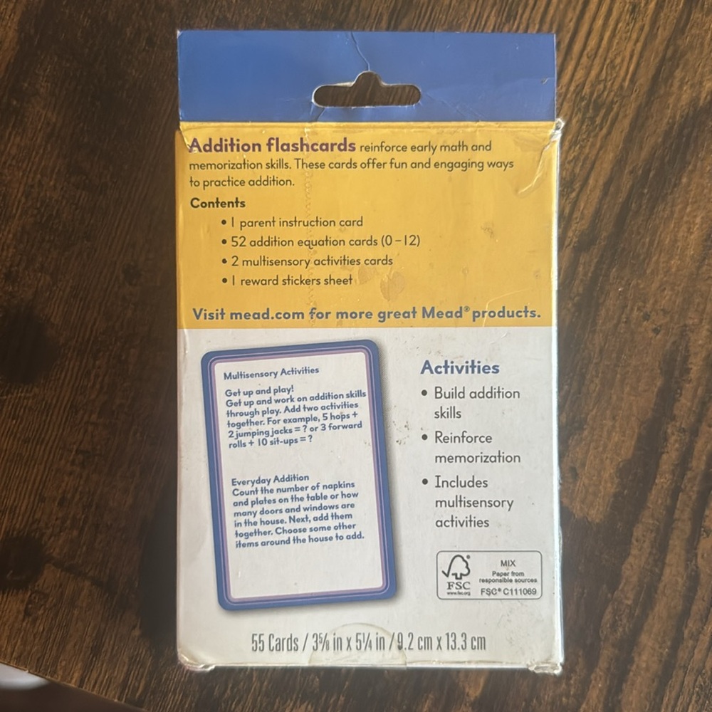 Addition & Subtraction Flashcards - Picture 2 of 5
